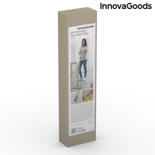 Vista 19 de Mopa Fregona de Microfibra Autoescurrible Tipo X Twop InnovaGoods