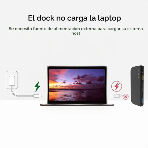 Vista 5 de WAVLINK Estación de acoplamiento USB para laptop con dos monitores, DisplayLink para M1-M5 Mac/MacBook Neo, Windows, ChromeOS