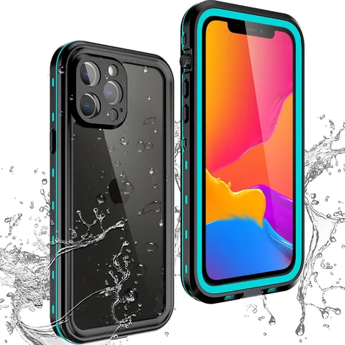 Vista 8 de Magsafe - Funda impermeable para iPhone 13 Pro Max, protector de pantalla integrado, protector de cuerpo completo, a prueba de golpes, a prueba