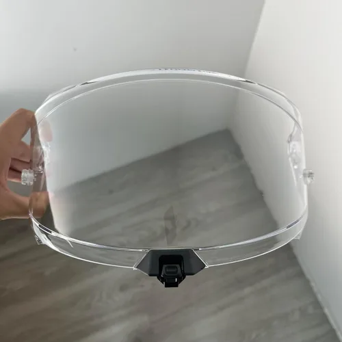 Vista 2 de Escudo para KYT R2R, R2R PRO visera de casco con protección UV Visera Casco Moto (transparente para la noche del día)
