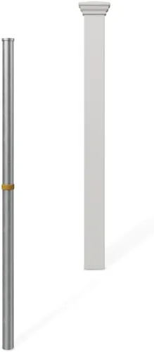 Vista 10 de Zippity Outdoor - Componentes totalmente americanos 1 panel + 1 poste, ZP19041, valla de vinilo sin excavación, fácil de instalar