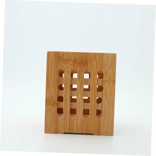 Vista 7 de Cabilock Soporte de secado de cubiertos, 2 piezas, organizador de utensilios de cocina, soporte de cubiertos de bambú, soporte para cubiertos
