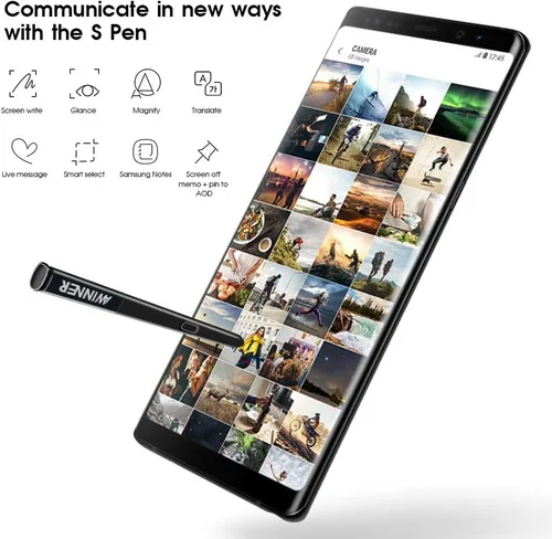 Vista 6 de AWINNER Bolígrafo para Galaxy Note8, Stylus Touch S Pen para Galaxy Note 8 (Negro)