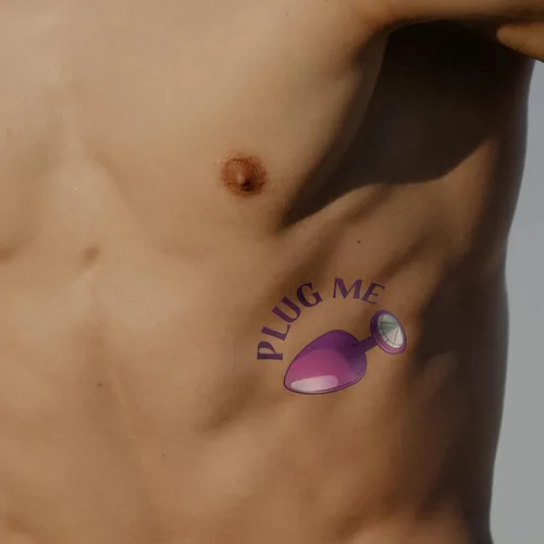Vista 4 de 29 x mariquita temporal tatuaje sexy travieso rizado pegatina