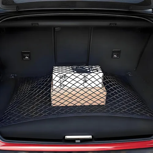 Vista 5 de BAILALIBO Red de Carga Extensible, Redes de Malla Elástica Ajustables para Maletero con Gancho de Metal Universal para SUV, Camiones, Accesorios
