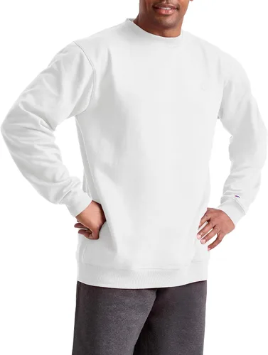 Vista 47 de Champion Sudadera de forro polar de peso medio con cuello redondo para hombre (regular o grande y alto)