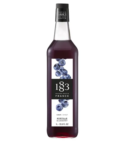 Vista 47 de 1883 Jarabe de Amaretto para bebidas, fabricado en Francia, botella de plástico de 1 litro