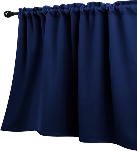 Vista 17 de KOUFALL Cenefa beige para ventanas de 16 pulgadas de largo, cortinas cortas para filtrar la luz sobre el fregadero