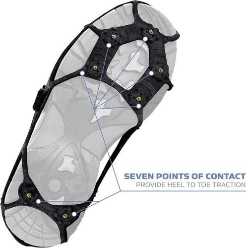 Vista 5 de Yaktrax Spikes para caminar sobre hielo y nieve (1 par)