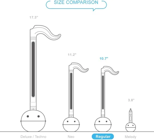 Vista 5 de Otamatone Sanrio Edición Especial (Set de 2 piezas - Aggretsuko furioso + Gudetama) - Divertido instrumento sintetizador musical electrónico