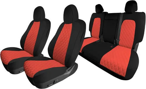 Vista 16 de FH Group Fundas de asiento de automóvil de ajuste personalizado hechas específicamente para Tesla Model Y Ultraflex 2020-2025, fundas de asiento