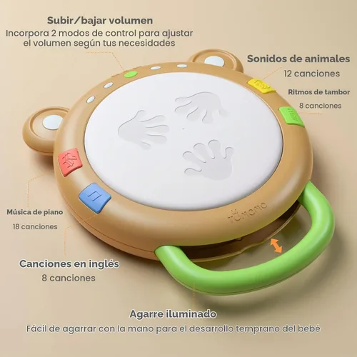 Vista 2 de TUMAMA - Batería electrónica musical para bebés y niñas