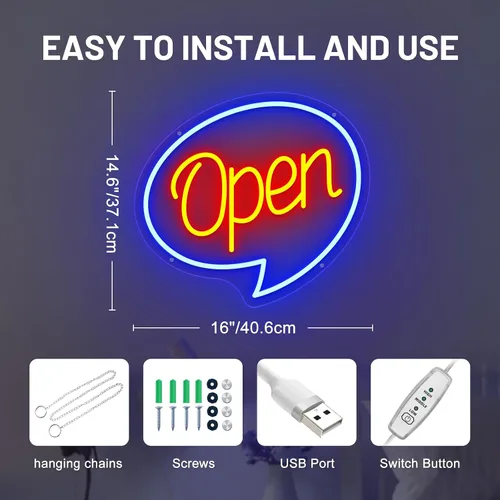 Vista 10 de Letrero de neón de baloncesto, 9.84 x 9.84 pulgadas, luz de neón LED de baloncesto, alimentado por USB con interruptor regulable, letrero LED