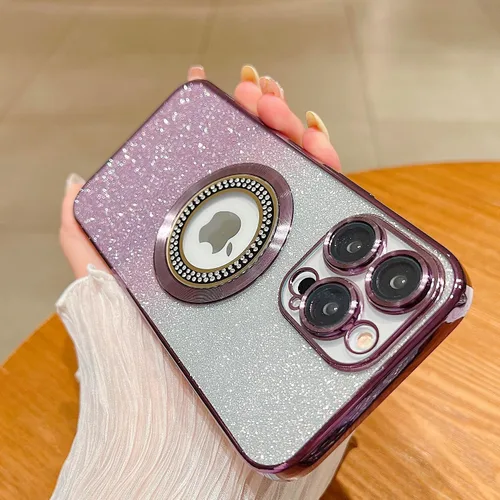 Vista 49 de Misscase Funda magnética con purpurina para iPhone 11 compatible con MagSafe, protección completa, delgada, a prueba de golpes, antiarañazos