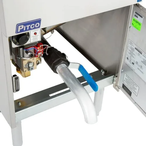 Vista 5 de Pitco SG18-S Freidora de piso de acero inoxidable de 75 lb (SG18-S 75 lb)