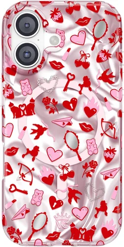 Vista 131 de VELVET CAVIAR Funda para iPhone 15, compatible con MagSafe, probada contra caídas de 10 pies, fundas protectoras de diseño, leopardo color rosa
