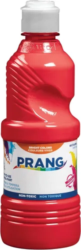 Vista 18 de Prang témpera líquida lista para usar Perfecto para pintura, lecciones de arte, manualidades y proyectos creativos Azul; Blanco; Negro; Violeta