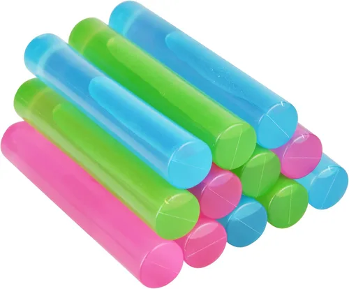 Vista 11 de Paquete de 12 cubitos de hielo reutilizables para bebidas, botella de agua reutilizable de congelación rápida, sin BPA, cubos de hielo de plástico