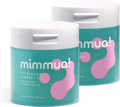 Vista 10 de Ice Sorbet Toner Pads Toallitas de preparación de la piel para hinchazón, bolsas debajo de los ojos y estiramiento facial instantáneo