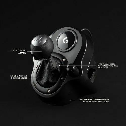 Vista 7 de Volante para juegos de carrera Logitech G920 (941–000121)