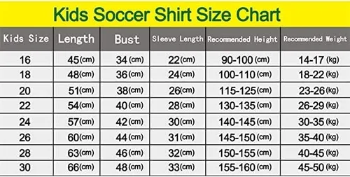 Vista 5 de Juego de camisetas de fútbol para niños con insignia de pelota de fútbol para niños y jóvenes (26, CL) talla 26, CL