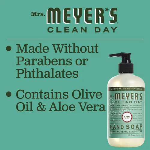 Vista 7 de Mrs. Meyer's Clean Day - Jabón líquido para manos, manzana, botella de 12.5 onzas líquidas Moisturizing Liquid Hand Soap, Softens and Cleans