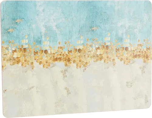 Vista 23 de Creative Tops Cornish Harbour - Juego de 6 posavasos con respaldo de corcho, 4.1 x 4.1 in