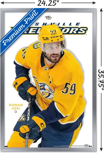 Vista 11 de Trends International NHL Nashville Predators - Póster de pared Roman Josi Feature Series 23