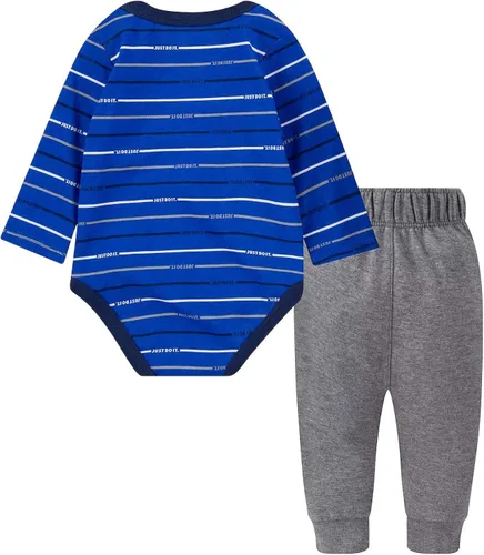 Vista 2 de Nike Conjunto de 2 piezas de body y pantalones a rayas para niño