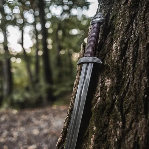 Vista 24 de Norse Tradesman Espada vikinga de acero para primavera