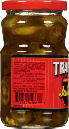 Vista 3 de Trappey's Pimientos jalapeños en rodajas, 12 onzas