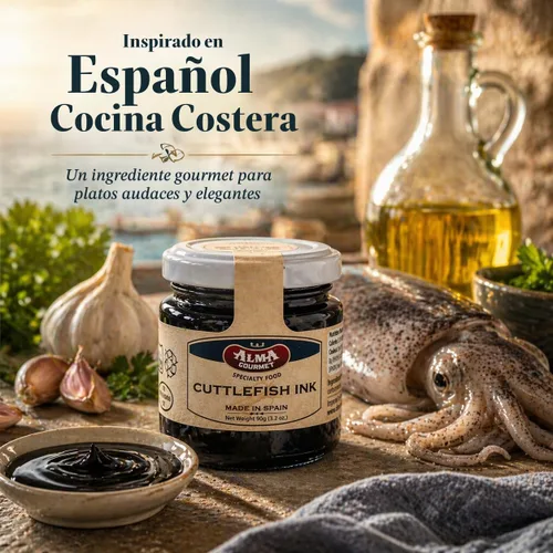 Vista 8 de Frasco de tinta de calamar (3.17 onzas) de Alma Gourmet