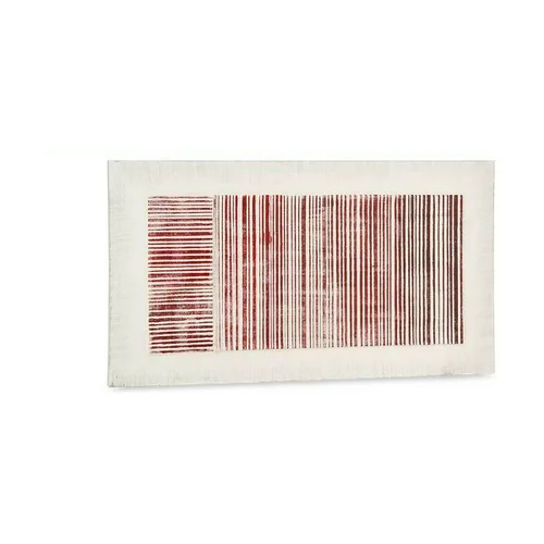 Vista 3 de Lienzo Gift Decor Blanco Rosa Rayas Con relieve 110 x 60 x 2,5 cm (2 Unidades)