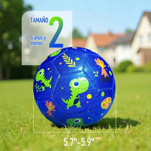 Vista 3 de Richball Balón de fútbol para niños pequeños, pelota de fútbol para niños