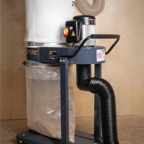 Vista 5 de POWERTEC Kit de manguera flexible de recolección de polvo 70207V, 4 pulgadas de diámetro