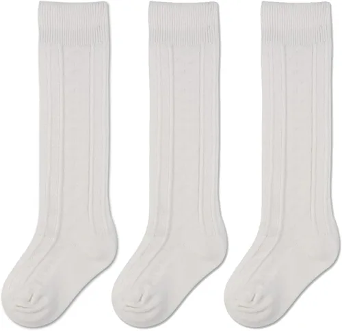 Vista 40 de EPEIUS Calcetines altos hasta la rodilla para bebés y niños pequeños (paquete de 3/5)