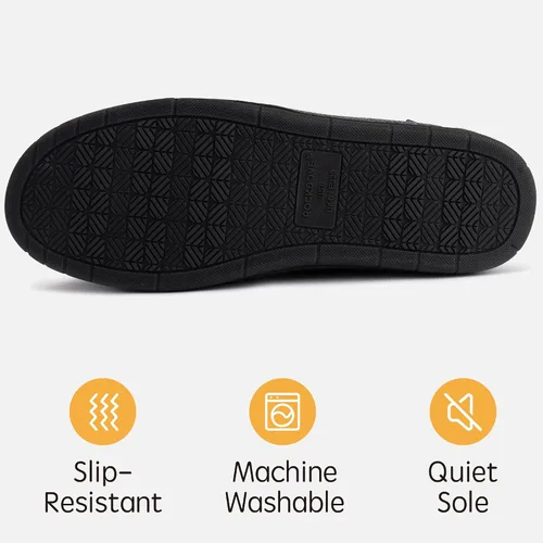 Vista 6 de RockDove Pantuflas con capucha de dos tonos para mujer con plantilla extraíble