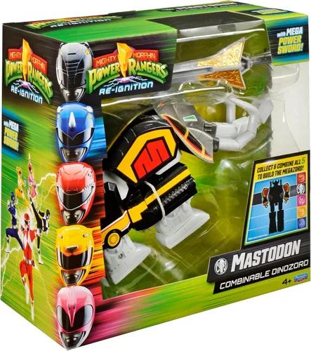 Vista 8 de Mighty Morphin Power Rangers: Re-Ignition - Mastodon Deluxe Dinozord combinable por Playmates Toys