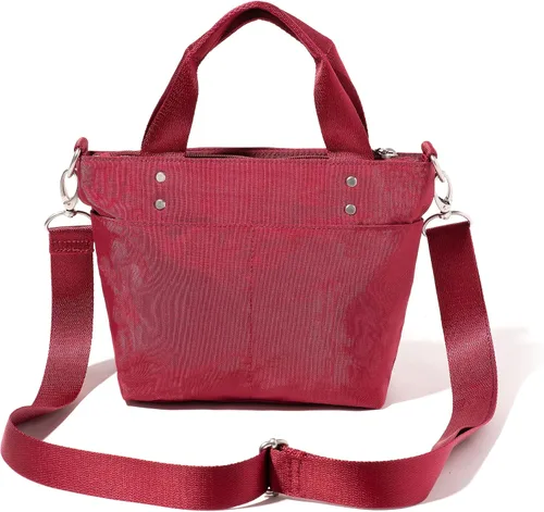 Vista 3 de Baggallini Mini bolso de mano, Rojo (Ruby Red)