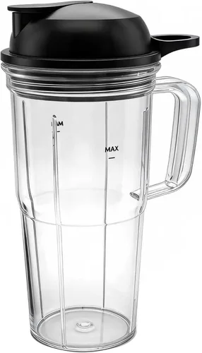 Vista 8 de Vaso de viaje de repuesto con tapa de 18 onzas y para llevar, compatible con mezcla NutriBullet Blender de 1200 W (ZNBF30500Z/ZNBF30400Z/NBF70500)