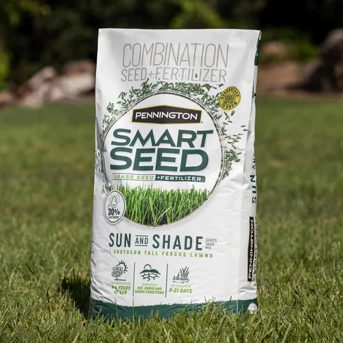 Vista 13 de Pennington Smart Seed Sol y Sombra Mezcla de Semillas de Césped Festuca Alta para Céspedes del Sur 3 lb