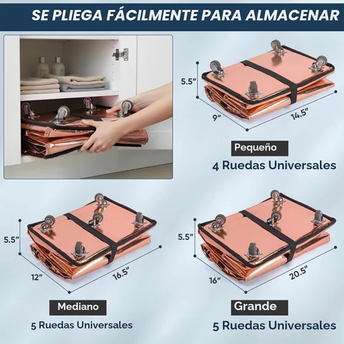 Vista 7 de BALEINE Bolsa de comestibles reutilizable sobre ruedas, bolsa de asas