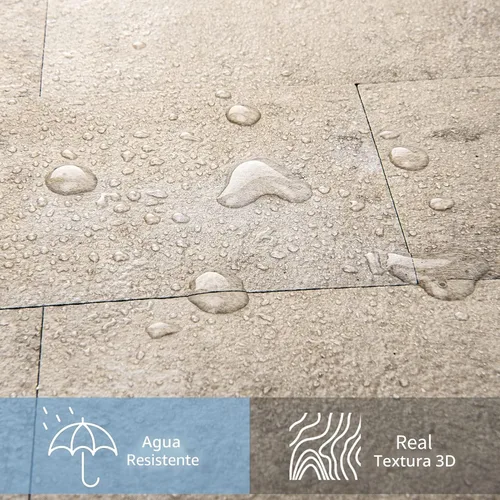 Vista 6 de Art3d Paquete de 102 protectores contra salpicaduras para despegar y pegar Beige (Stone Beige)