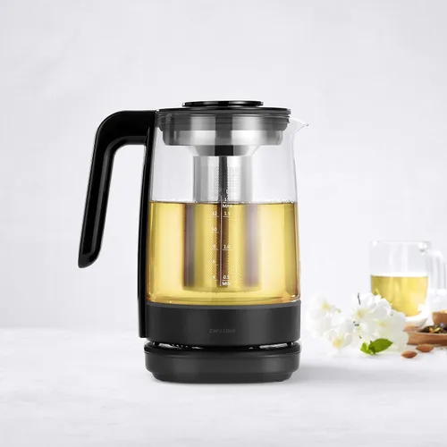 Vista 6 de Tetera de vidrio ZWILLING Enfinigy, tetera de té, color negro