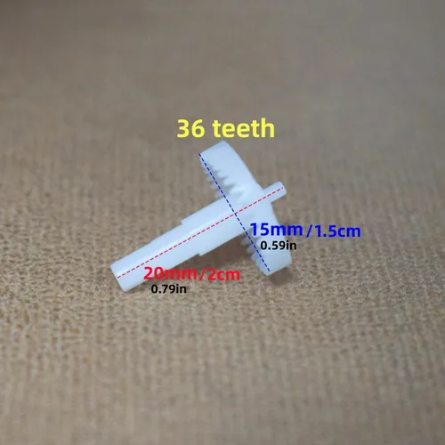 Vista 2 de sea jump Engranaje grande de 36 dientes+7 dientes motor engranaje adecuado para E88 E88PRO E88MAX E525 E99 E99PRO P1 P5PRO K3 S1 P8 RC cuatro ejes