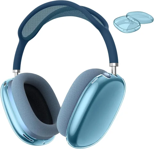 Vista 9 de FINTIE Funda para AirPods Max, Funda protectora de TPU suave transparente antiarañazos, Protector de accesorios de silicona transparente