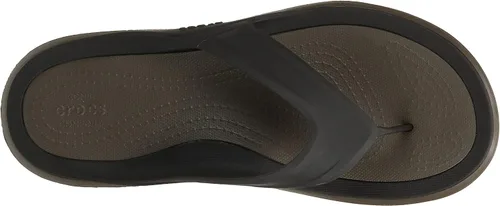 Vista 11 de Crocs Swiftwater Wave Flip Flops zapatos de hombre para la hora del baño.