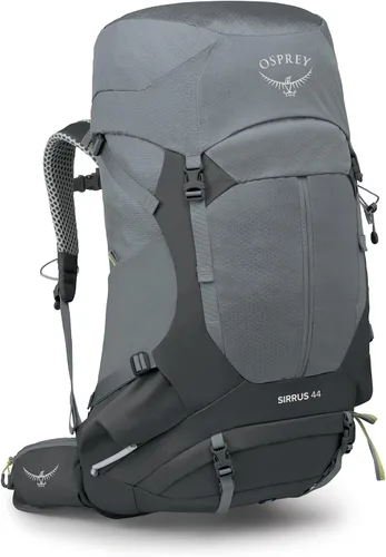 Vista 22 de Osprey Sirrus 24L Mochila de Senderismo para Mujeres - Mochila de Día Ajustable con Cubierta Impermeable para Lluvia y Bolsillos para Botellas, Gris