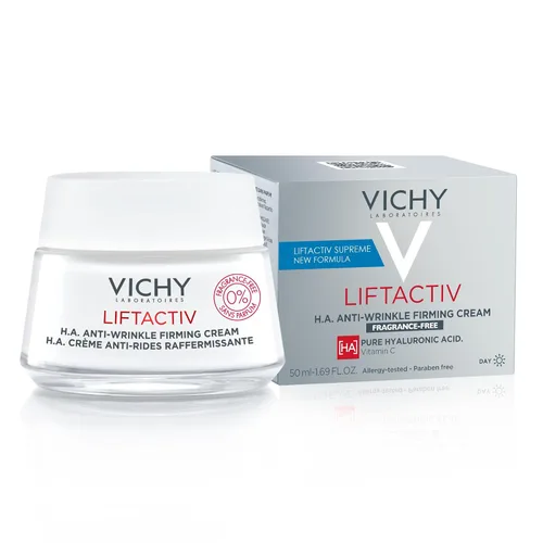 Vista 8 de Vichy LiftActiv H.A. Anti-Wrinkle Firming Cream, Anti Aging Face Cream With Vitamin C & Hyaluronic Acid, Smoothing & Firming For Wrinkles, Visibly