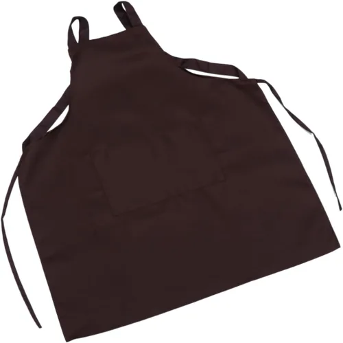 Vista 11 de SECFOU Delantal de servicio negro para mujer, delantal de cocina ajustable, delantal ajustable con babero